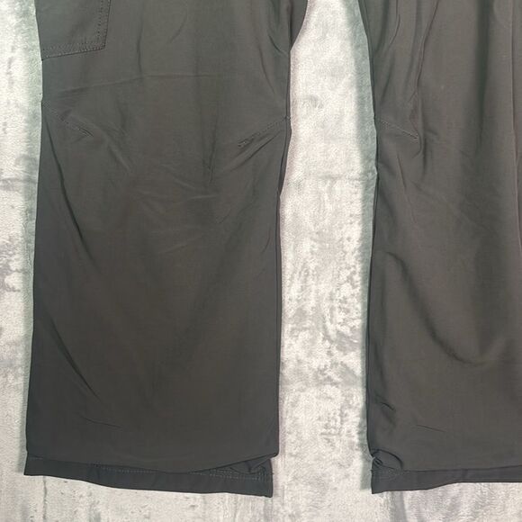 Eddie Bauer Charcoal Fleece Lined Cargo Pants Size 18 Short - Picture 6 of 13
